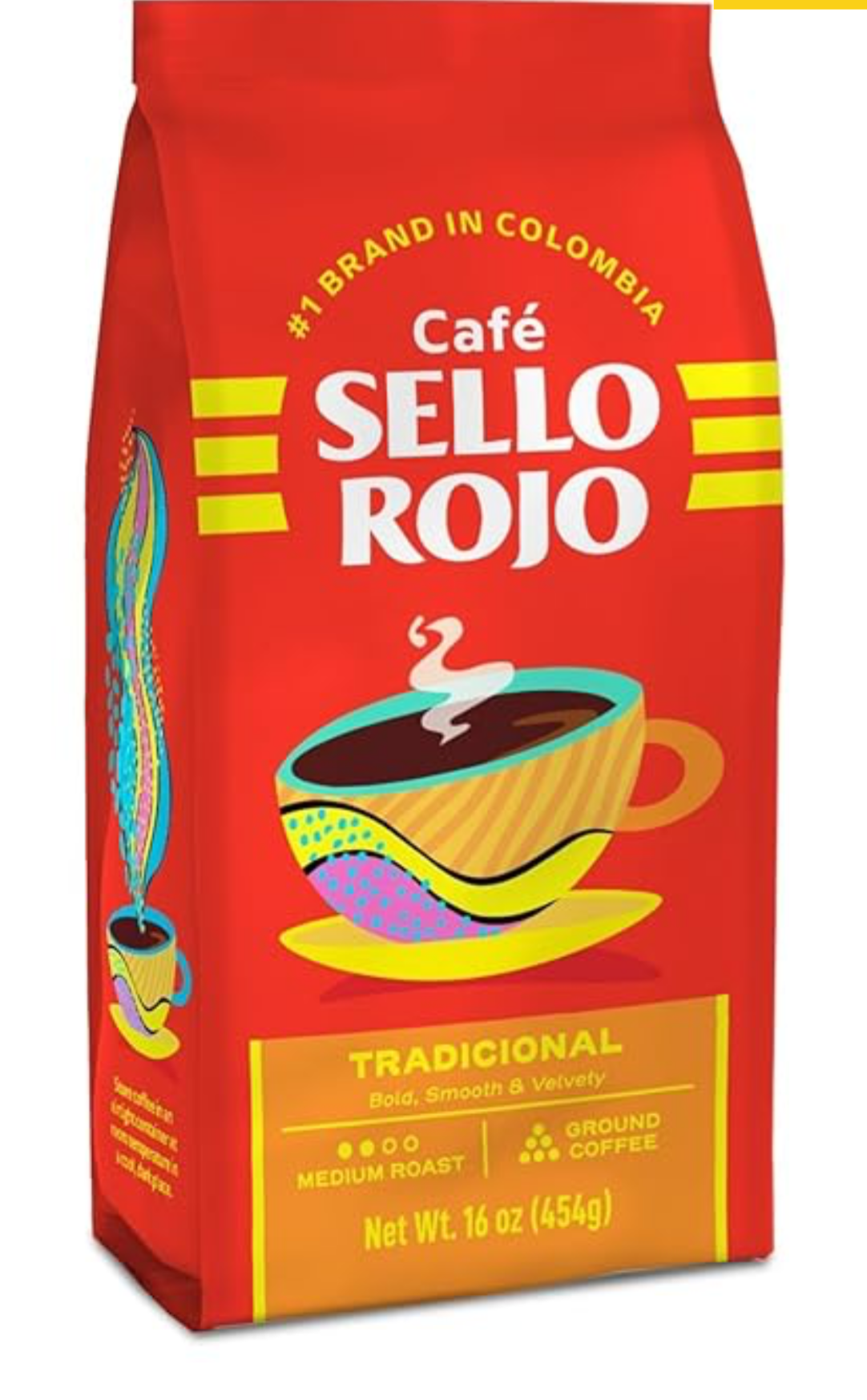 (B) Cafe Sello Rojo - 16 oz. - 454 Grams - Colombia