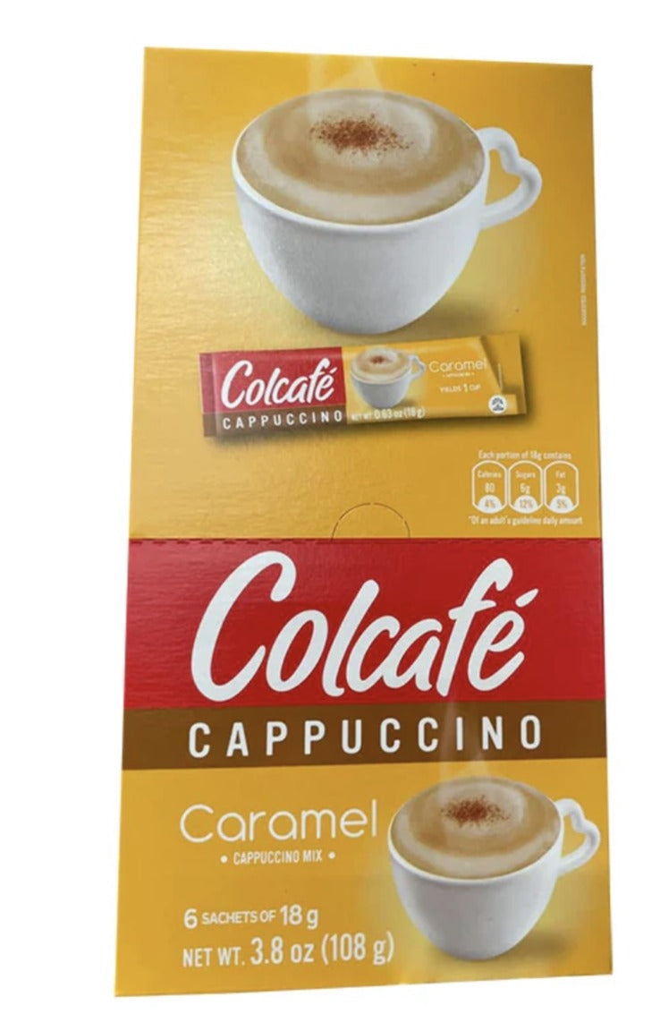 (B) Colcafé Caramel Cappucchino Instant Coffee - 3.8 oz 100 grams Colombia
