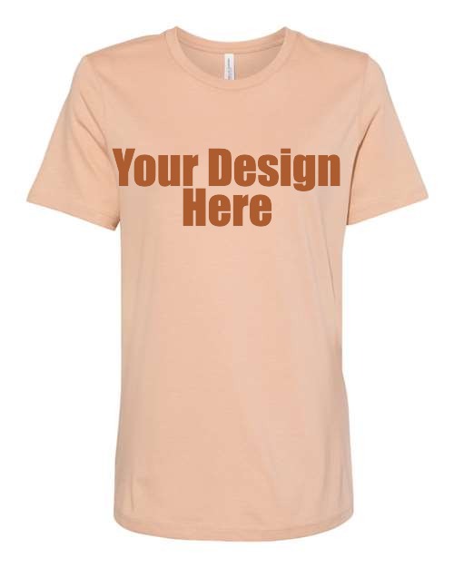 (S) T-Shirt Ladies Short Sleeve.  Design Your Own - Color - Sand Dune. S, M, L, XL